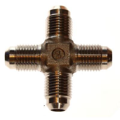 Four Way Cross Adapter JIC -6