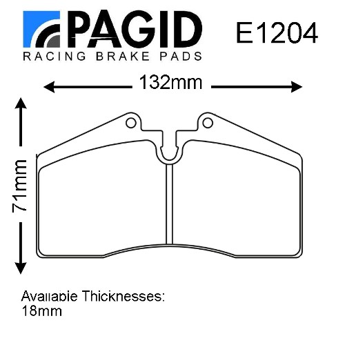 Pagid Pad Set Porsche / Audi RS5 Compound
