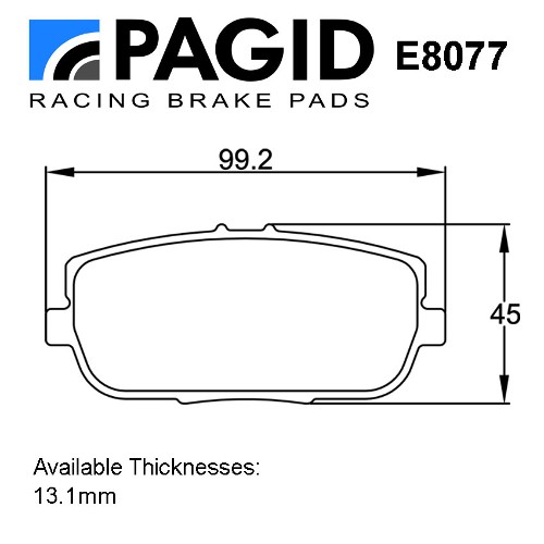 Pagid Pad Set Mazda MX-5 06 on Rear
